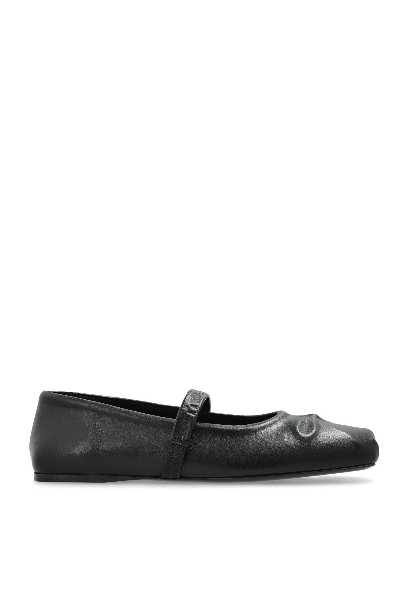Black Leather Ballet Flats Marni - Vitkac AS
